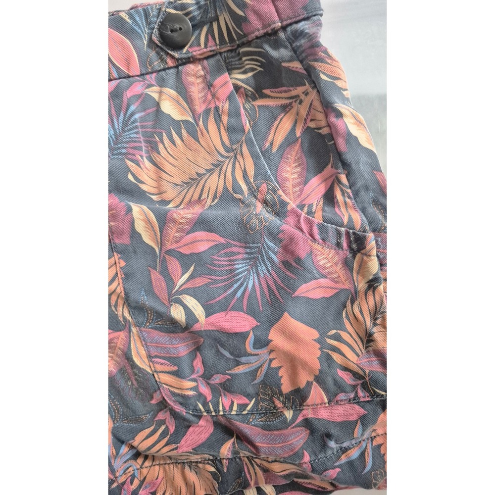Tropical Print Cargo Hiking Shorts Utility Outdoor Travel Shorts Women - Picture 5 of 12